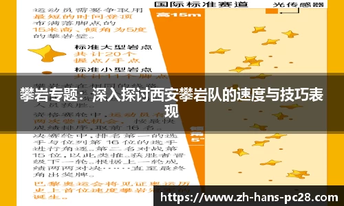 攀岩专题：深入探讨西安攀岩队的速度与技巧表现